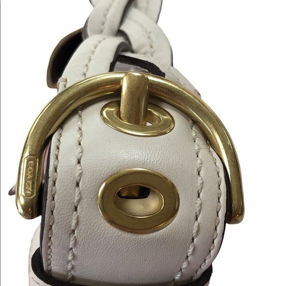 NWOT Vintage Coach braided handle hobo shoulder - Picture 3 of 7